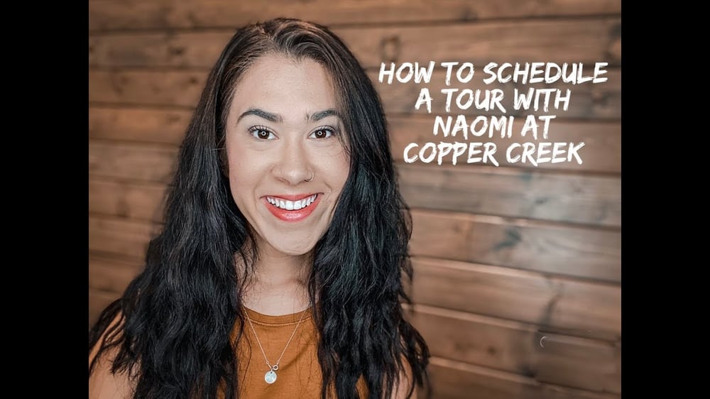 How to schedule a tour at Copper Creek Builders